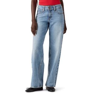 NWT Levi’s Superlow Double Button Loose Straight-Leg Jeans